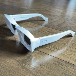 Loewe | Accessories | Loewe White Acetate Inset Oval  display picture 3